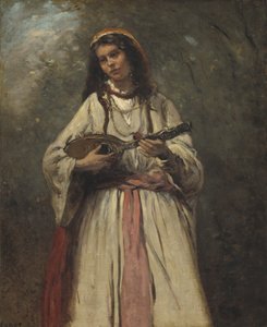 Gypsy Girl With Mandolin, ok. 1870